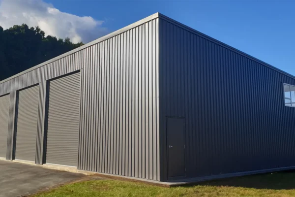 3-bay storage unit, built by Central North Island Sheds, Taumarunui