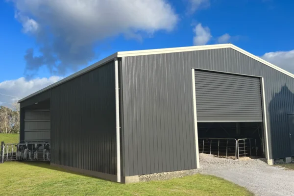 Multi-purpose farm shed, built by The Shed Company, North Auckland