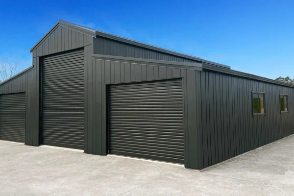 3-door American barn, built by The Shed Company, North Auckland